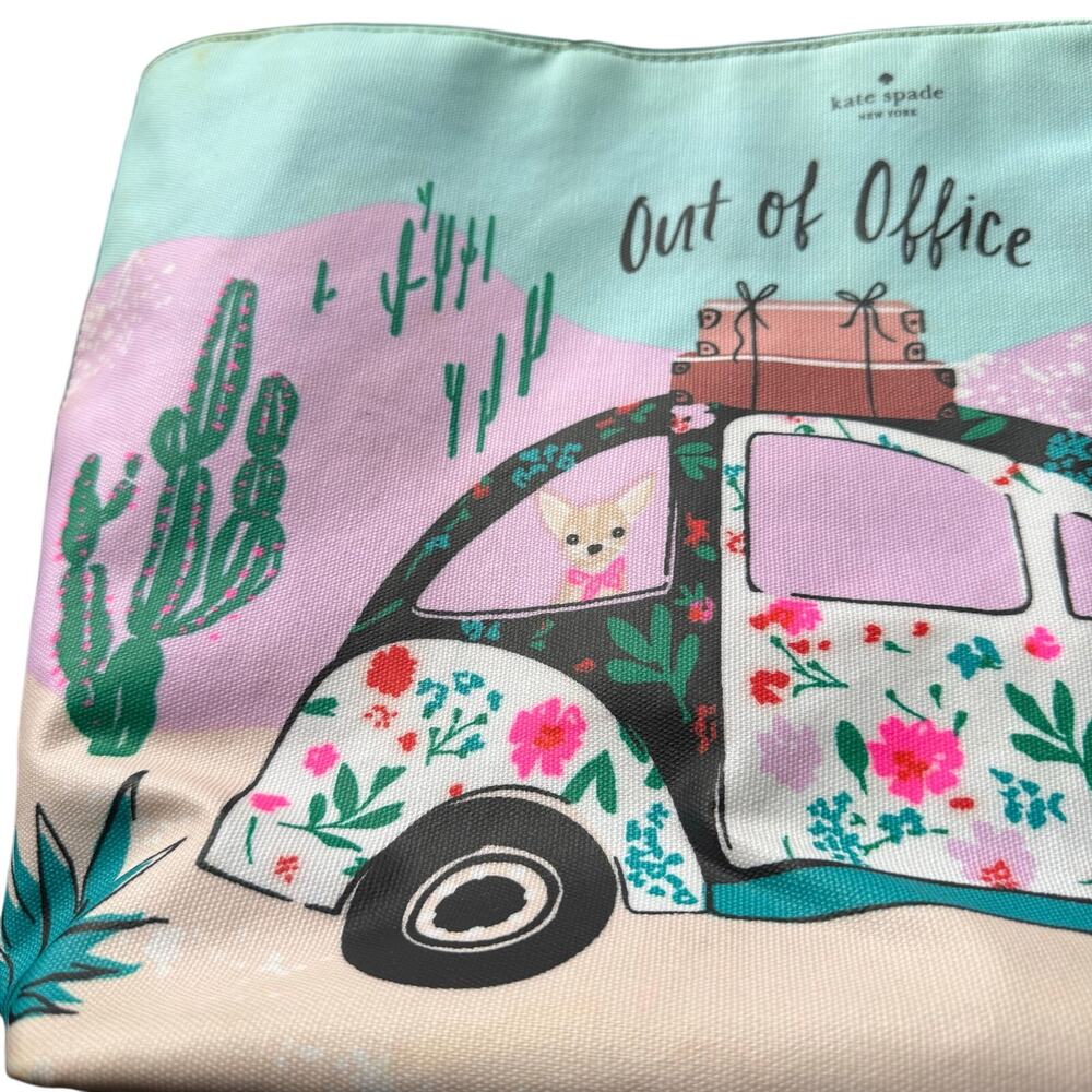 Kate Spade New Horizons Out of Office Large Coated Canvas Tote Bag - Picture 3 of 15